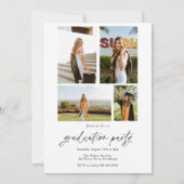 Afstuderen Aankondiging met Foto (Achterkant)