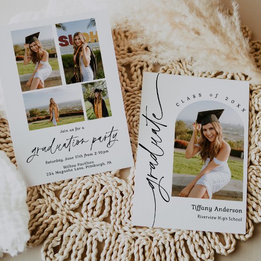 Afstuderen Aankondiging met Foto