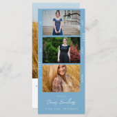 Afstuderen Aankondiging Multi Photo Retro filmstri (Voorkant / Achterkant)