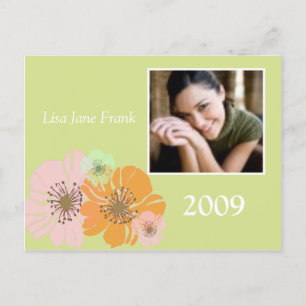 Afstuderen Aankondiging, Party Invitations postcar Uitnodiging Briefkaart