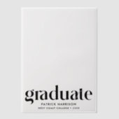 Afstuderen aankondiging Vellum Overlay (Voorkant)