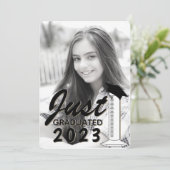 Afstuderen Aankondiging Wetenschap afgestudeerde c (Staand voorkant)