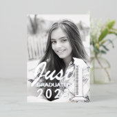 Afstuderen Aankondiging Wetenschap afgestudeerde c (Staand Voorkant)