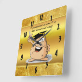 Afstuderen aardappel met een graad vierkante klok (Hoek)