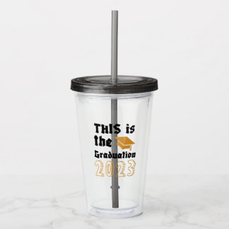 Afstuderen Acryl Drinkbeker