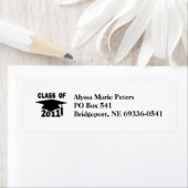 Afstuderen Adreslabel Etiket (Insitu)