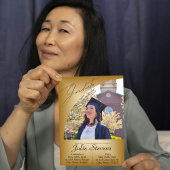 Afstuderen Afbeelding Modern 2024 Kaart Uitnodigin