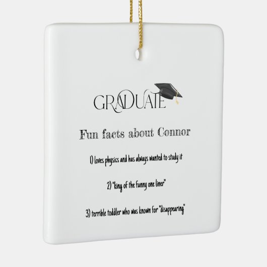 Afstuderen Afloopklep Keramisch Ornament (Rechts)