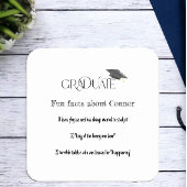 Afstuderen Afloopklep Vierkante Kartonnen Onderzetter