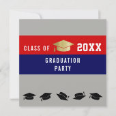 afstuderen / afstudeerfeest stijlvol kaart (Voorkant)