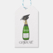 Afstuderen Afstuderen Afstudeerder Pet Champagne C Cadeaulabel (Voorkant)