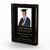 Afstuderen Afstuderen College Gold Modern - Aangep Fotoblokken (Rechts)