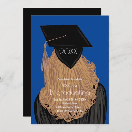 Afstuderen afstuderen College Highschool Kaart (Voorkant / Achterkant)