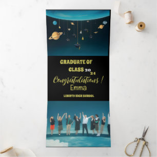 Afstuderen Afstuderen Drieluik Uitnodiging