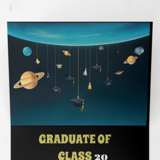 Afstuderen Afstuderen Drieluik Uitnodiging (Binnenzijde eerst)