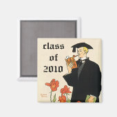 Afstuderen, Afstuderen een boek lezen Magneet (Voorkant / Achterkant)