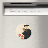 Afstuderen, Afstuderen een boek lezen Magneet (Insitu (Vaatwasser))