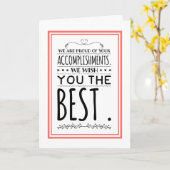 Afstuderen Afstuderen felicitaties Senior Class Kaart (Gele Bloem)