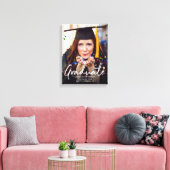 Afstuderen Afstuderen Foto Typografie V2 Canvas Afdruk (Insitu (Woonkamer))