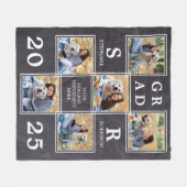 Afstuderen Afstuderen Keepomwille Unieke fotocolla Fleece Deken (Voorkant (Horizontaal))