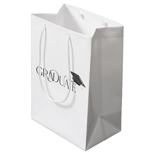 Afstuderen Afstuderen Medium Cadeauzakje (Achterkant Gekanteld)