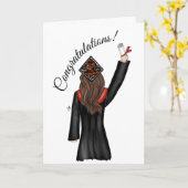 Afstuderen Afstuderen van de Afbeelding Diploma Il Kaart (Gele Bloem)