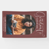 Afstuderen Afstuderen van de Foto Spandoek (Horizontaal)