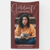 Afstuderen Afstuderen van de Foto Spandoek (Verticaal)