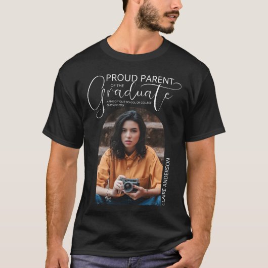 Afstuderen Afstuderen van de Foto T-shirt (Voorkant)
