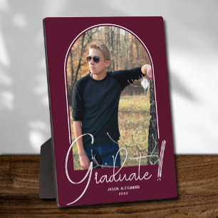 Afstuderen Arch Photo Burgundy Fotoplaat