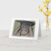 afstuderen baby! kaart (Gele Bloem)