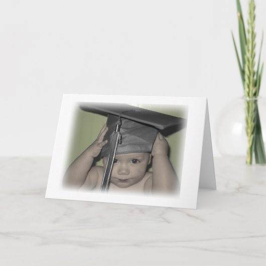 afstuderen baby! kaart (Voorkant)