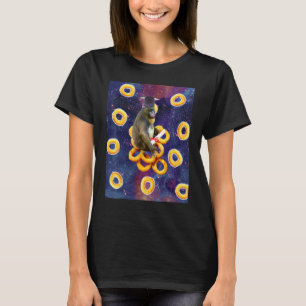 Afstuderen baby op uien in de ruimte t-shirt