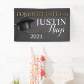 Afstuderen banner, Graduation party, afstudeerder  Spandoek (Insitu)