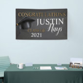 Afstuderen banner, Graduation party, afstudeerder  Spandoek (Beurs)