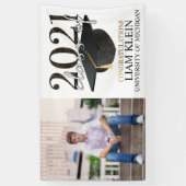 Afstuderen banner, Graduation party, afstudeerder  Spandoek (Verticaal)