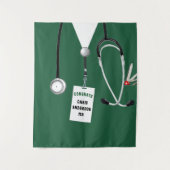 Afstuderen Banner Tapestry Medical School Doctor Wandkleed (Voorkant)