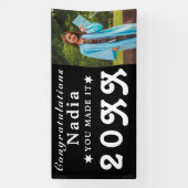 Afstuderen Banners | Gepersonaliseerde banners voo (Verticaal)