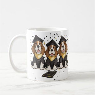 Afstuderen Basset Hound Dogs Koffiemok