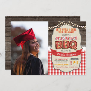 Afstuderen BBQ Party Invitation - Grill & Chill PG Kaart