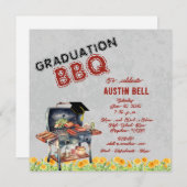 Afstuderen BBQ Uitnodiging (Voorkant / Achterkant)