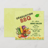 Afstuderen BBQ Uitnodiging (Voorkant / Achterkant)