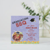 Afstuderen BBQ Uitnodiging (Staand voorkant)