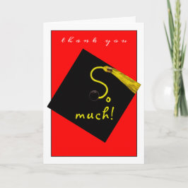 Afstuderen Bedankkaart