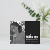 Afstuderen bedankkaart - Foto Grappig! Briefkaart (Staand voorkant)