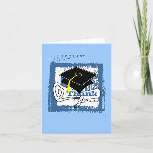Afstuderen Bedankt Card Diploma 2 (Voorkant)