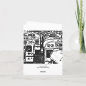 Afstuderen Bedankt Kaart Schoolbus 1 (Achterkant)