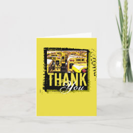 Afstuderen Bedankt Kaart Schoolbus 3