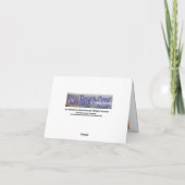 Afstuderen - Bedankt, Mamma & Papa (personaliseer) Bedankkaart (Achterkant)