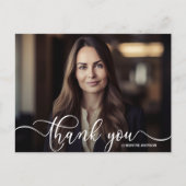 Afstuderen Bedankt Opmerking 2 Foto Briefkaart (Voorkant)